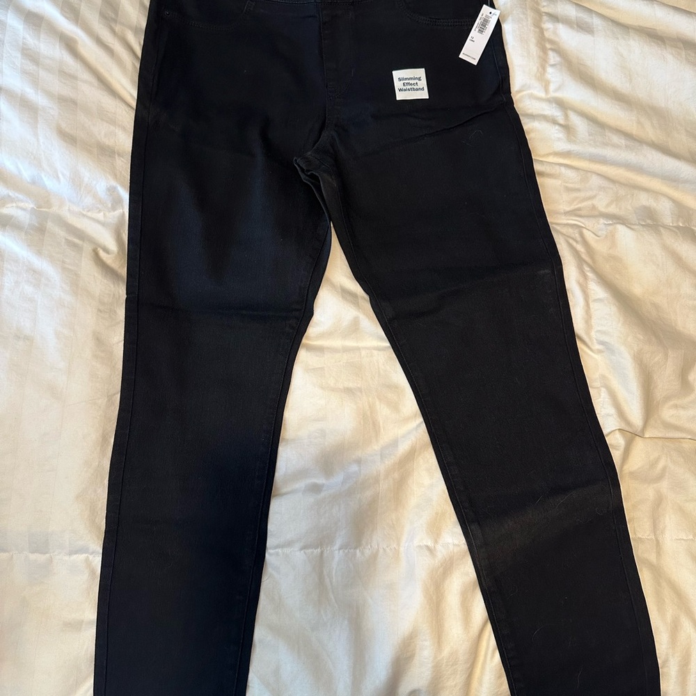 Old Navy Black Super Skinny Stretchy Jeans